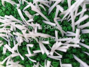 Hoge elasticiteit Hoge weerbaarheid Groene TPE-rubberinvulling voor kunstgras