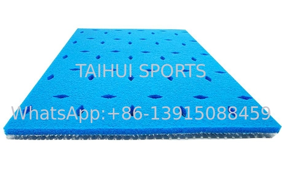 12 mm 15 mm kunstgras drainage onderlaag voor turf schokblok FIFA standaard diamant drainage ontwerp