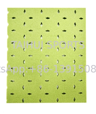 12 mm 15 mm kunstgras drainage onderlaag voor turf schokblok FIFA standaard diamant drainage ontwerp