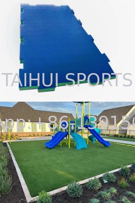 Vergrendeling van de veiligheidsschutting Schock Pad Soft Fall Puzzle Pad 10mm-50mm Vergrendeling van de speeltuin Matten