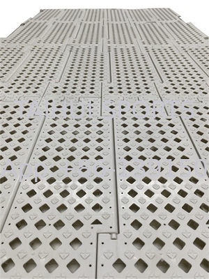 Split Type Interlocking Synthetic Belt Shock Pad Basketbal Court Tafeltennisvloer 333.4mm Hoogte 17mm Voor stadionsport