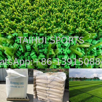 Anti-UV kunstgras TPE Granule Shock Absorptie Voetbal / Golf / Basketbal / Fitness