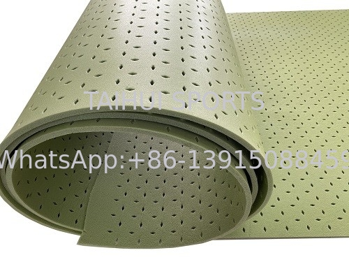 TAIHUI T2510G Schock Pad Underlay Lichtgewicht Design Uitstekende schokabsorptie Aanpasbare rollengte Hoge duurzaamheid Groen/aanpassen