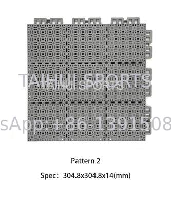 Anti-slip waterdichte PP interlocking tegels met hoge drukweerstand voor modulaire sportvloeren