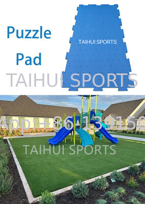 Zwakke valverbindende veiligheidsmatte met een dikte van 10-100 mm en HIC & CFH gewaarborgde schokkussing voor speeltuinen