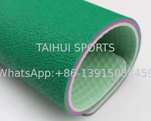 Vinyl Sport Court Vloer met Superieure Schokabsorptie, Goede Grip en Aangepaste Kleuren voor Volleybal, Basketbal, Pickleball