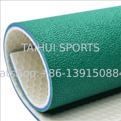 Indoor Court PVC Rubber Floor Mat 3,5-10mm Dikte Sport PVC vloer voor Volleyball Badminton Tennis Danszaal Gym