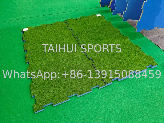 30-80mm HIC Geteste Schokabsorberende Speeltuin Schokkussen Met Hoge Waterdoorlatendheid Kunstgras Puzzelmat