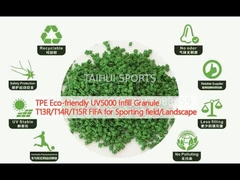 TPE milieuvriendelijke UV5000-opvulgranula T13R/T14R/T15R FIFA voor sportveld/landschap