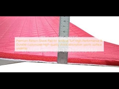 Premium Pattern Shock Pad voor kunstgras Hoogwaardig & Duurzaam op maat gemaakte hoogwaardige schokdemper sportoppervlak onderlaag
