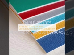 Sportvloeren van PVC voor tennisbanen/basketbal/badminton/volleyball/gymnasium