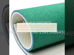 Binnenbaan PVC rubberen vloermat 3,5-10 mm dikte sport PVC vloerbedekking voor volleybal & badminton & tennis & danszaal & sportschool
