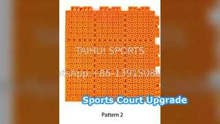 Duurzame sportvloeren Eenvoudig te installeren drainage